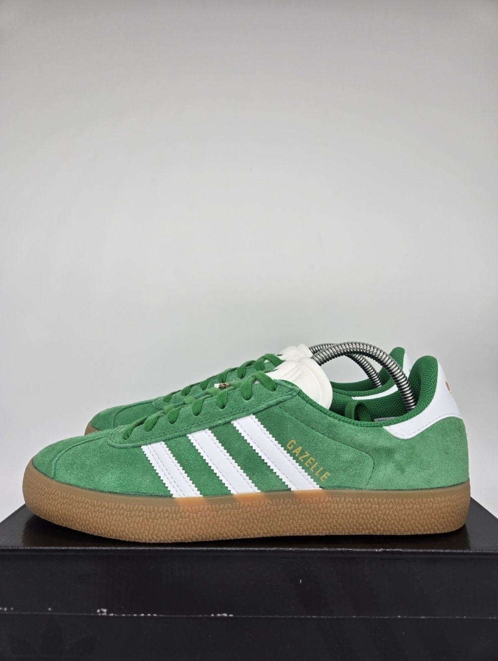 adidas Men's Gazelle ADV JH5247 Green White Shoes Size 12 New